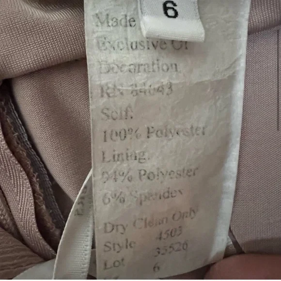 Watters & Watters Cameo (4503) Bridesmaid Dress in Mink Size 6 - Picture 5 of 15